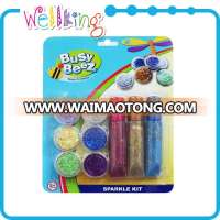 Decoration colorful craft sparkle kit glitter power, glitter